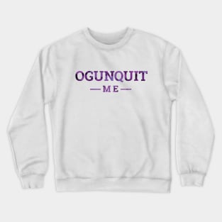 Ogunquit, ME Alcohol Ink Crewneck Sweatshirt